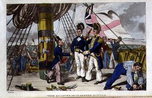 The Quarter Deck before Battle, from 