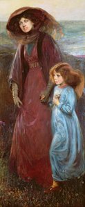 Portrait of Mrs Muriel Waddington and Daughter