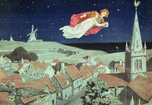Poster Advertising the First Production of J.M. Barrie