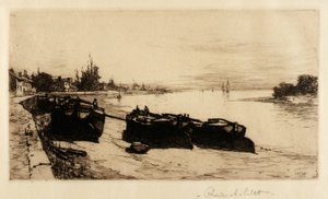 Canal Boats on the Thames