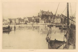 Dordrecht (Old Warehouse) by Charles A. Platt