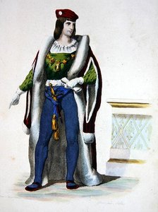 Charles Duke of Orleans, portrait published in 