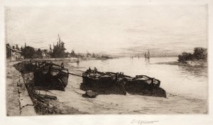 Mud Boats on the Thames