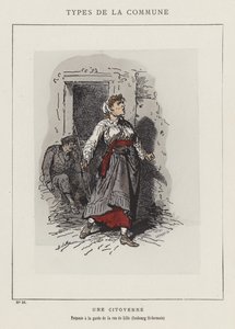 A Citizen, Assigned to Guard the Rue de Lille, Faubourg St-Germain by Charles Albert d Arnoux Bertall