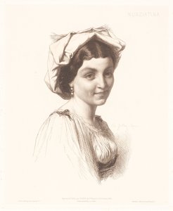 Portrait of an Italian Woman (Portraits of Italian Women series) by Charles Alphonse Paul Bellay