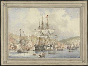 View at Malta by Charles Andrew Dyce