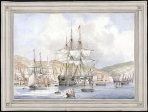 View at Malta by Charles Andrew Dyce