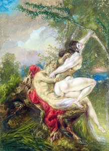 Jupiter and Antiope by Charles Antoine (attr. to) Coypel