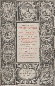 Frontispiece for Evangelicus Concionatoris, et Novi Hominis Institutionis by Charles Audran
