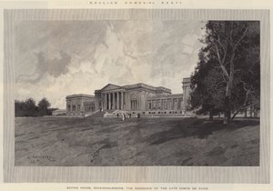 English Homes, Stowe House, Buckinghamshire, the Residence of the Late Comte de Paris