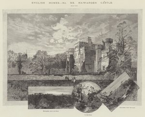Hawarden Castle by Charles Auguste Loye