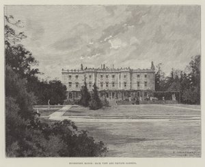 Hughenden Manor, Back View and Private Gardens