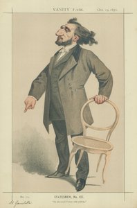 Leon Gambetta by Charles Auguste Loye