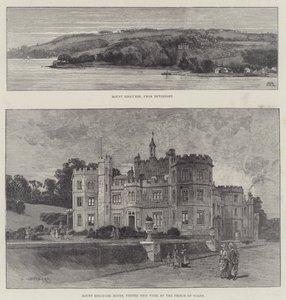 Mount Edgcumbe House by Charles Auguste Loye