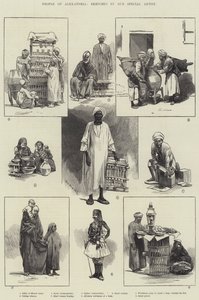 People of Alexandria by Charles Auguste Loye