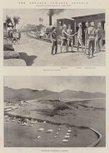 The Advance towards Dongola by Charles Auguste Loye