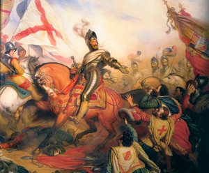 King Henry IV at the battle of Ivry by Charles Auguste Steuben