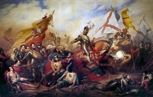 Wars of religion: King Henry IV of France at the Battle of Ivry
