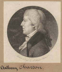 Anthony Chardon by Charles B. J. Févret de Saint Mémin