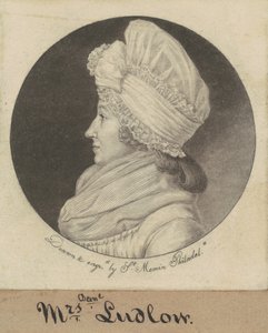 Arabella Duncan Ludlow by Charles B. J. Févret de Saint Mémin