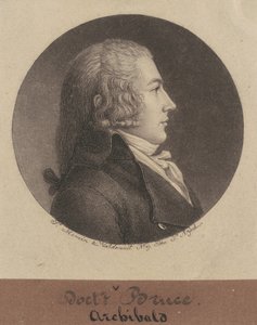 Archibald Bruce by Charles B. J. Févret de Saint Mémin