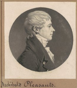 Archibald Pleasants, Jr. by Charles B. J. Févret de Saint Mémin