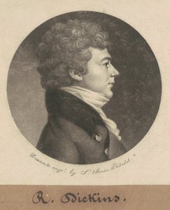 Asbury Dickins by Charles B. J. Févret de Saint Mémin