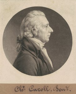 Charles Carroll by Charles B. J. Févret de Saint Mémin