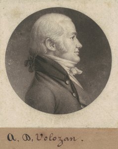 Denis A. Volozan by Charles B. J. Févret de Saint Mémin