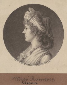 Eleanor Ramsay Fitzwilliam by Charles B. J. Févret de Saint Mémin