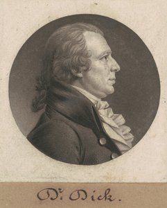 Elisha Cullen Dick by Charles B. J. Févret de Saint Mémin