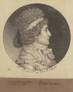 Elizabeth Ann Bayley Seton by Charles B. J. Févret de Saint Mémin