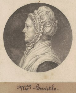 Elizabeth Custis Teackle Smith by Charles B. J. Févret de Saint Mémin