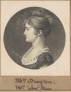 Elizabeth Porcher Gaillard Stoney by Charles B. J. Févret de Saint Mémin