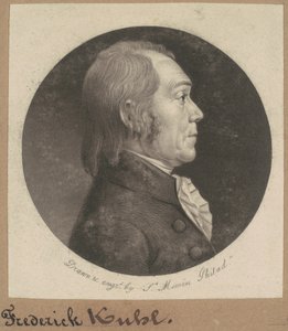 Frederick Kuhl by Charles B. J. Févret de Saint Mémin