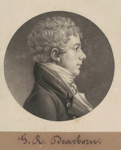 George Raleigh Dearborn by Charles B. J. Févret de Saint Mémin