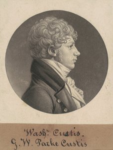George Washington Parke Custis by Charles B. J. Févret de Saint Mémin
