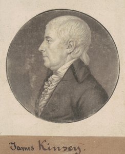 James Kinsey by Charles B. J. Févret de Saint Mémin