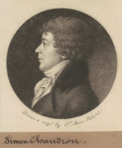 Jean Simon Chaudron by Charles B. J. Févret de Saint Mémin