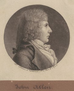 John Allen by Charles B. J. Févret de Saint Mémin