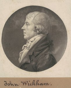 John Wickham by Charles B. J. Févret de Saint Mémin