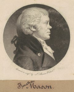 Jonathan Mason by Charles B. J. Févret de Saint Mémin