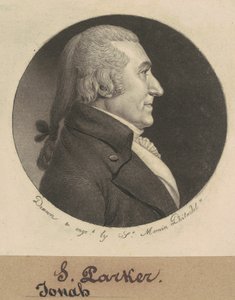 Josiah Parker by Charles B. J. Févret de Saint Mémin