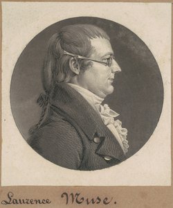 Lawrence Muse by Charles B. J. Févret de Saint Mémin