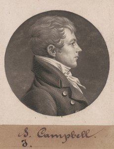 Levin Hicks Campbell by Charles B. J. Févret de Saint Mémin