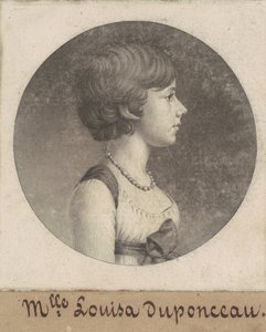 Louisa DuPonceau by Charles B. J. Févret de Saint Mémin