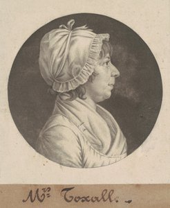 Margaret Smith Foxall by Charles B. J. Févret de Saint Mémin
