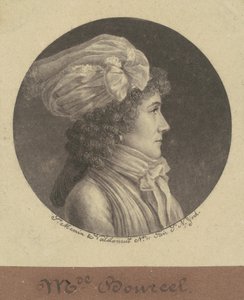 Marie Francoise Bancel by Charles B. J. Févret de Saint Mémin