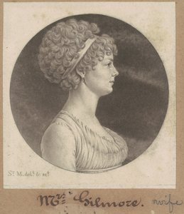 Mary Ann Smith Gilmor by Charles B. J. Févret de Saint Mémin