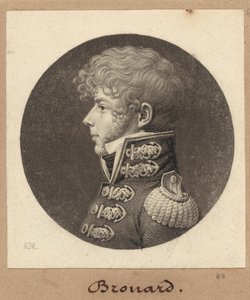 Michel Angélique Brouard by Charles B. J. Févret de Saint Mémin